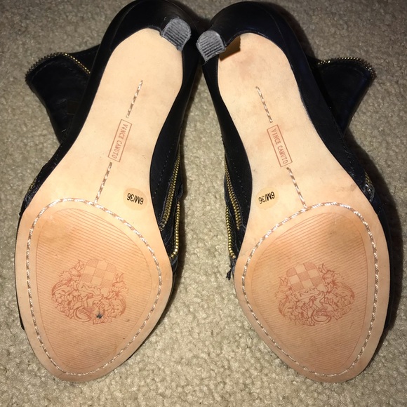 Vince Camuto black open toe booties - Picture 2 of 4